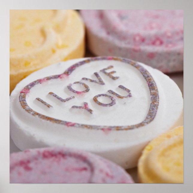 "Eu Amo-Te" poster De Encerramento Do Candy (Frente)