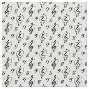 "Eu amo tecido dos Clefs"