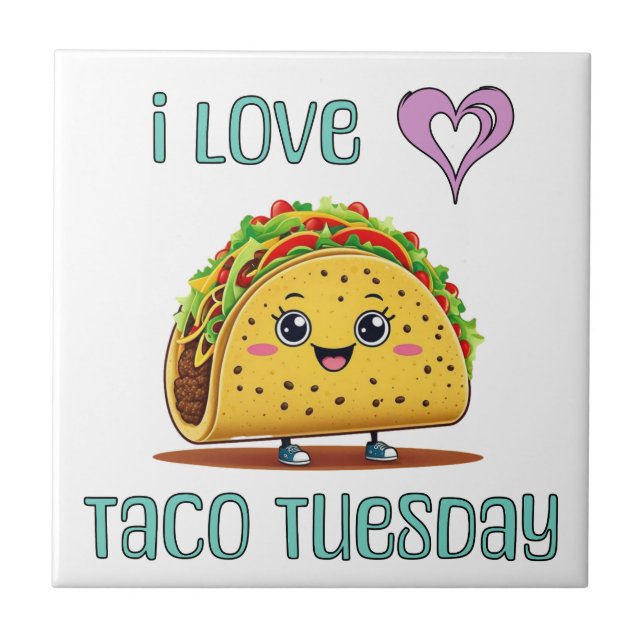 Eu Amo Terça-Feira de Taco (Frente)