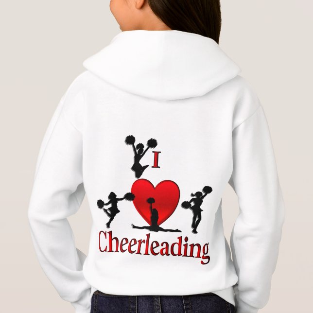 Eu Amo Texto de Trás de Cheerleading na Frente (Verso)
