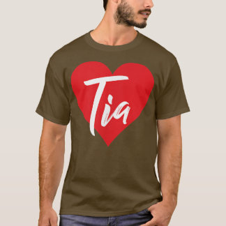 Eu Amo Tia Primeiro Nome Camisa Que Eu Chamei