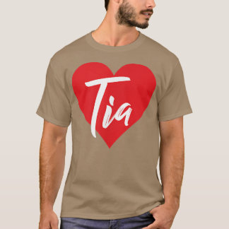 Eu Amo Tia Primeiro Nome Camisa Que Eu Chamei