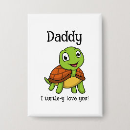 Eu Amo Totalmente Você Papai! Tartaruga Fofa do Di