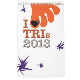 Eu amo Tris 2013 - calendário para Triathletes -