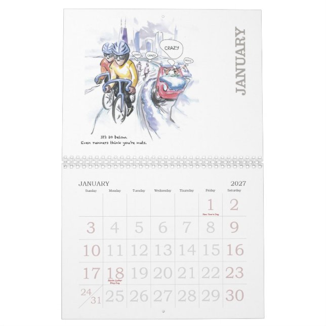 Eu amo Tris 2013 - calendário para Triathletes (Jan 2027)