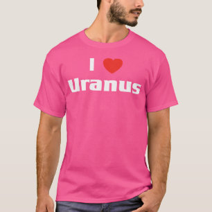 Eu Amo Urano Camisa Astronomia Espacial Teto Plane