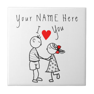 Eu Amo Você - Casal Bonito - Texto Personalizado /