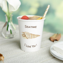 Eu amo você Cute  Romântico aquarela Seatime Starf