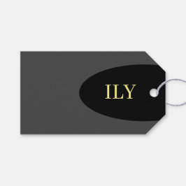 "Eu Amo Você" Etiqueta De Presente