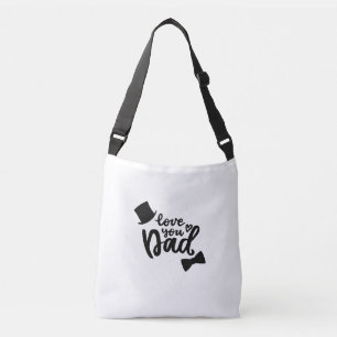 Eu Amo Você Papai Bolsa tote bodycross Dia dos Pai