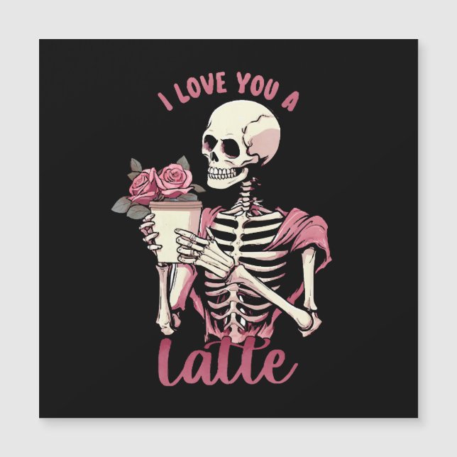 Eu amo você um esqueleto do dia dos namorados (Frente)