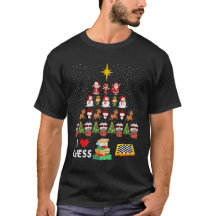 Eu Amo Xadrez - Camisa De Xadrez De Natal