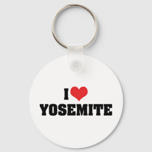 Eu Amo Yosemite Chaveiro