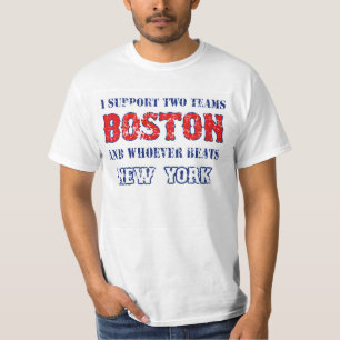 Eu apoio a camisa engraçada do basebol t de Boston