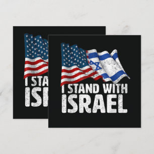 Eu Apoio Israel EUA Bandeira Americana