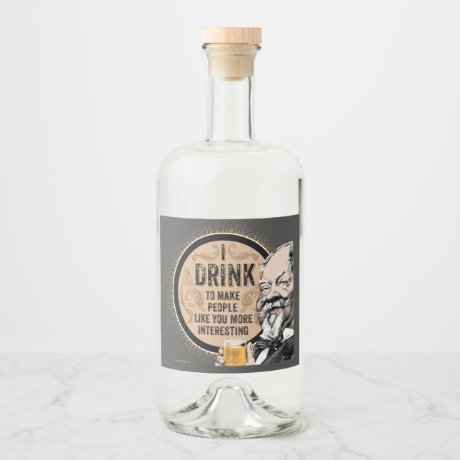 Eu bebo (para torná-lo mais interessante) (Frente)