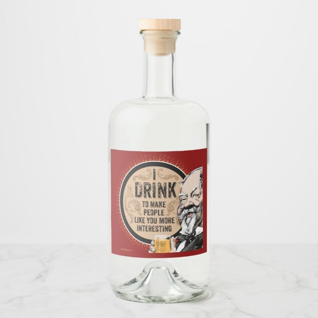 Eu bebo (para torná-lo mais interessante) (Frente)