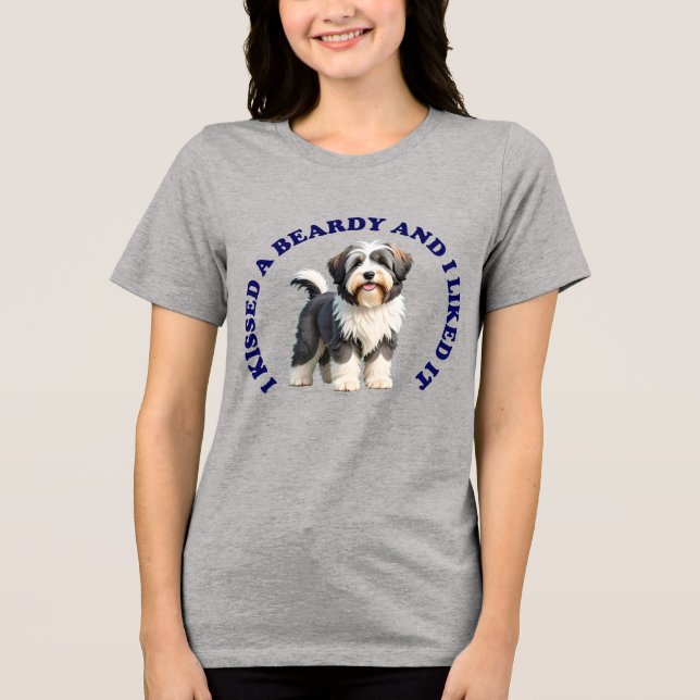 Eu Beijei um cachorro Bearded Collie  (Frente)
