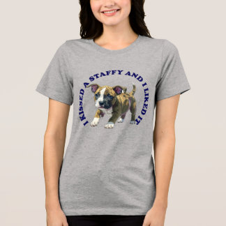 Eu Beijei um cachorro Staffy