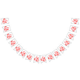 Eu Beijo Eu Sou Minha Bandeira de Bunting do Dia d