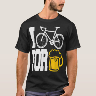 EU BEIJO POR CERVEJA - Engraçada Camisa De Ciclage