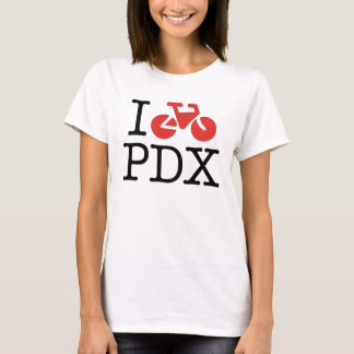 Eu Bike a camisa das mulheres de Portland