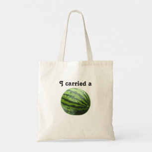 Eu carreguei uma bolsa de tote de melancia