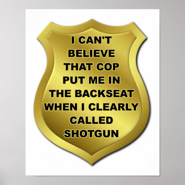 Eu Chamei De Poster Engraçado (Frente)