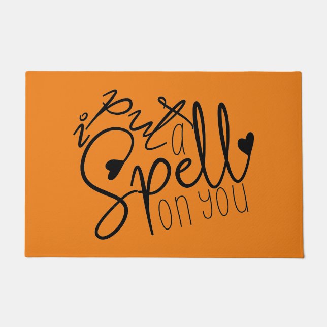 Eu coloquei um feitiço no tapete da porta (Frente)