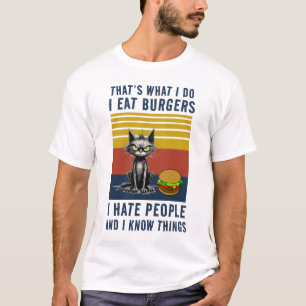 Eu Comi Camiseta De Burgers