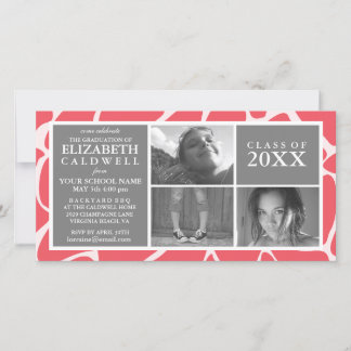 Eu Consegui! Anúncio de Cartão com fotos de Gradua