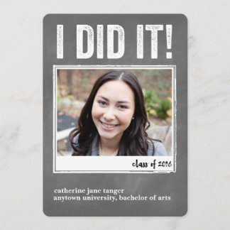 Eu Consegui! Anúncio de Formatura