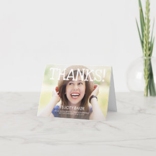 Eu Consegui! Cartões de agradecimentos de graduaçã