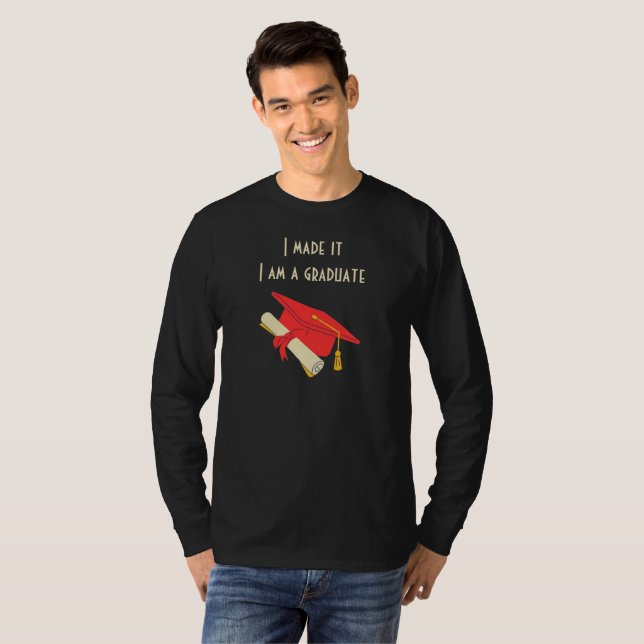 Eu Consegui, Eu Sou Uma Camiseta Formando (Frente Completa)