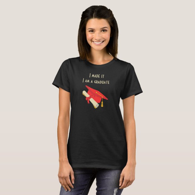 Eu Consegui, Eu Sou Uma Camiseta Formando (Frente Completa)