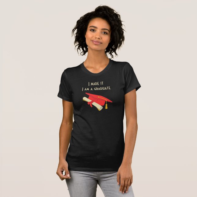Eu Consegui, Eu Sou Uma Camiseta Formando (Frente Completa)