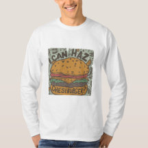 "Eu Consigo Haz Cheeseburger?" Design de Camisa T