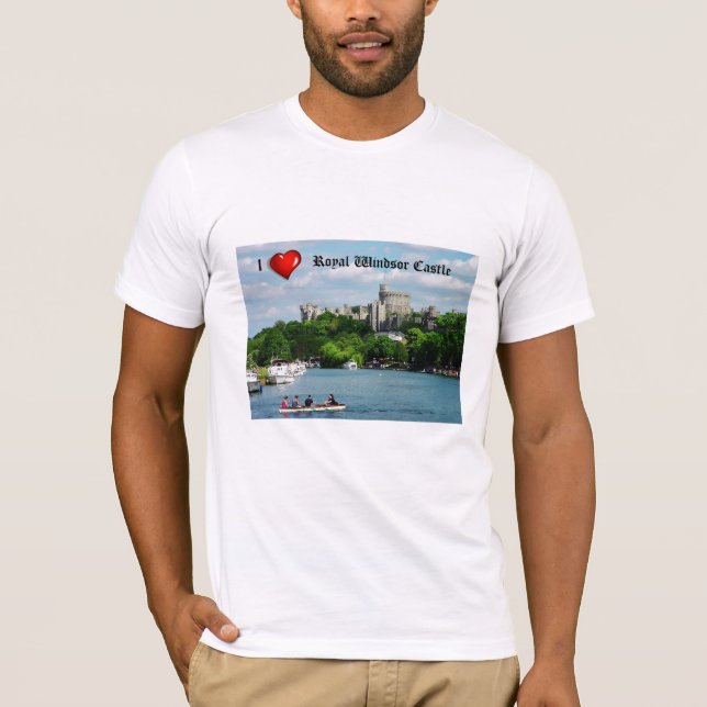 Eu coração a camiseta do Castelo Windsor (Frente)