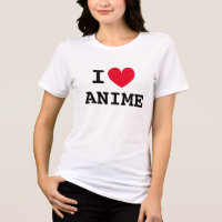 Eu coração animação camisa para amantes de desenho