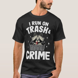 Eu Corro Em Trash E Crime Raccoon Pullover Hoodie_
