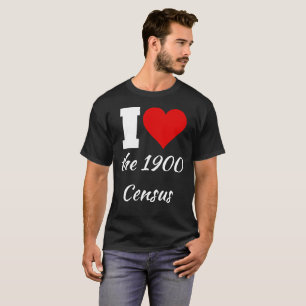 Eu corto a camisa do censo de 1900