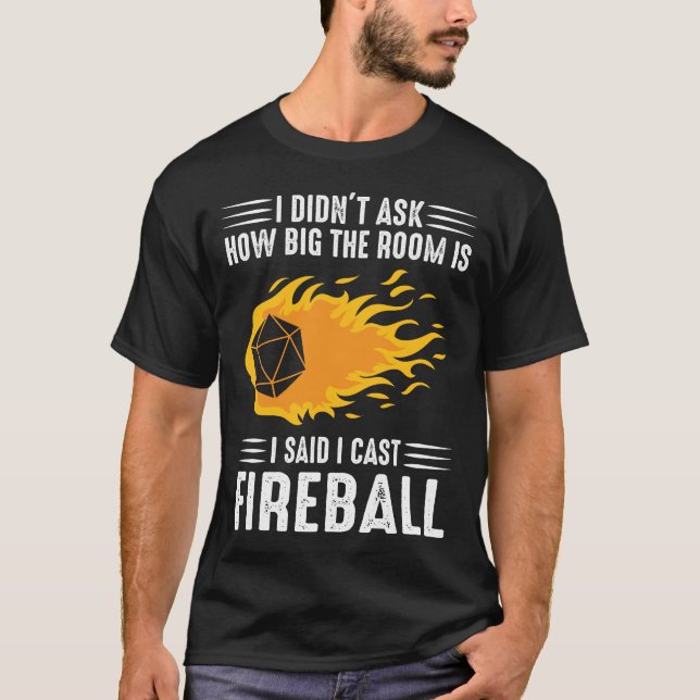 Eu costumo camiseta Fireball (Frente)
