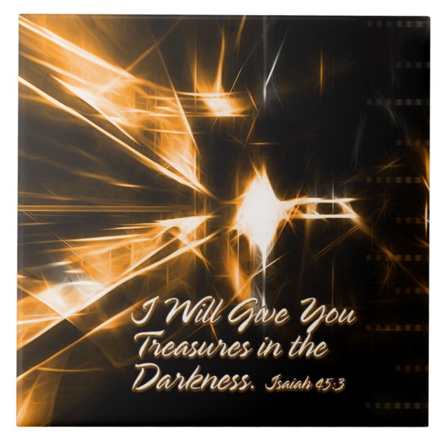 Eu Darei a Você Tesouros nas Trevas Telhas (Frente)