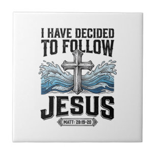 Eu Decidi Seguir Jesus Camiseta Vintage