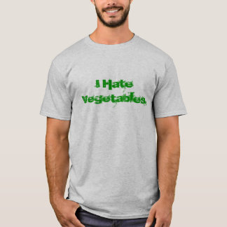 Eu deio a camisa dos vegetais