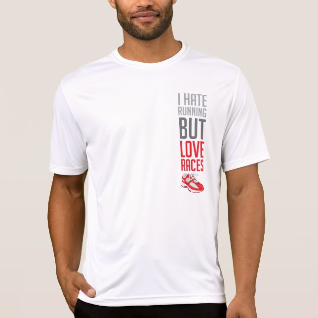 "EU DEIO funcionar, mas o AMOR compete" a camisa (Frente)