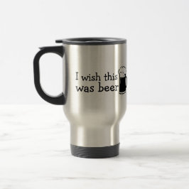 Eu desejo que esta era caneca de viagem da cerveja