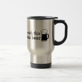 Eu desejo que esta era caneca de viagem da cerveja