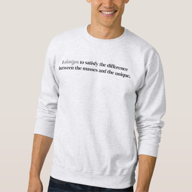 Eu Design de Camisa de Suor Básica Masculina (Frente)