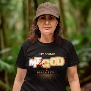 Eu & Deus Camiseta Espiritual Deus Fé Para Mulhere